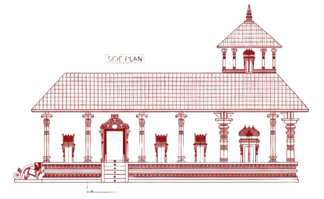 ನೂತನ ಶಿಲಾಮಯ ದೇವಾಲಯ – proposed stone temple elevation